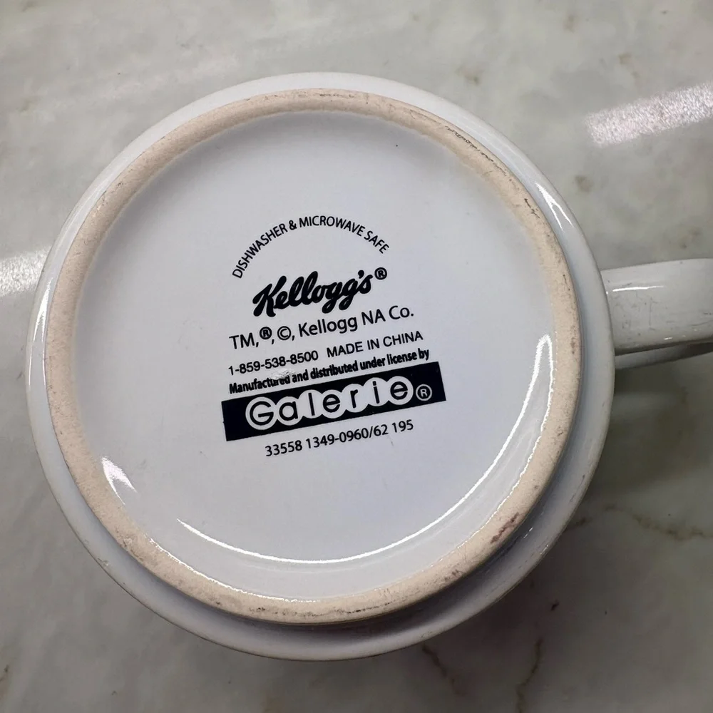Vintage Kellogg's Rice Krispies Snap Crackle Pop 12oz Coffee Mug Cup